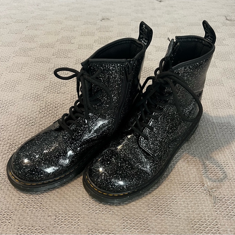 Black Glitter Dr. Martens Ladies Size 6